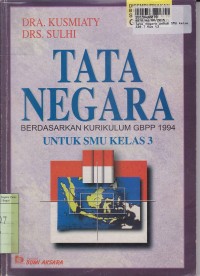Image of Tata Negara: untuk SMU kls. 3
