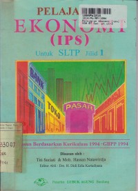 Image of Pelajaran Ekonomi [IPS - Jilid 1]: untuk SLTP [Kur. /GBPP th. 1994]