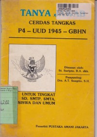 Image of Tanya Jawab Cerdas Tangkas P4 - UUD 1945 - GBHN