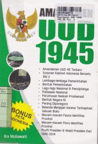Image of Amandemen UUD 1945