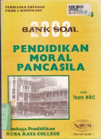 Image of Dua Ribu Bank Soal SMA: PMP [Persiapan Ebtanas PMDK & SIPENMARU]