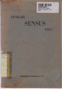 Image of Apakah Sensus itu?
