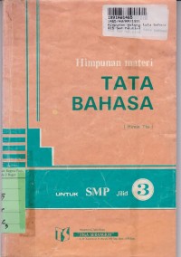 Image of Himpunan Materi Tata Bahasa [Himat - Jilid 3]: untuk SMP Kls. III