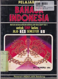 Image of Pelajaran Bahasa Indonesia [Jilid 3a]: untuk SMP Kls. III Semester 5