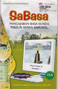 Image of Sabasa: Pengajaran Basa Sunda Pikeun Siswa SMP/MTs di Kota Bogor