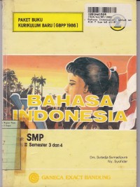 Image of Bahasa Indonesia [Jilid 2]: untuk SMP Kls. II Sem. 3 & 4 [Kur./GBPP th. 1986]