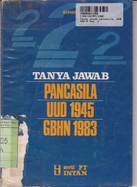 Image of Tanya Jawab: Pancasila, UUD th. 1945, GBHN th. 1983