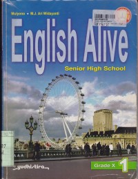 Image of English Alive [Jilid 1]: Senior High School Grade X