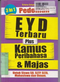 Image of Pedoman EYD Terbaru Plus Kamus Peribahasa dan Majas [3 in 1]