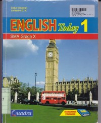 Image of English Today [Jilid 1]: SMA Grade X [Kur. th. 2006]
