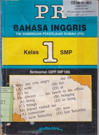 Image of PR Bahasa Inggris: untuk SMP Kelas I [GBPP th. 1986]