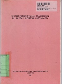 Image of Sistem Pemerintahan Tradisional di Daerah Istimewa Yogyakarta