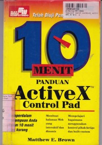Image of Sepuluh Menit Panduan: Activex Control Pad