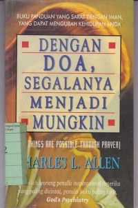 Image of Dengan Doa, Segalanya Menjadi Mungkin
