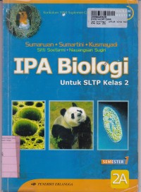 Image of IPA Biologi [Jilid 2a]: untuk SLTP Kls. II Sem. 1 [Kur. th. 1994/GBPP th. 1999]