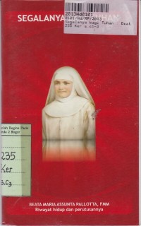 Image of Segalanya Bagi Tuhan: Beata Maria Assunta Pallota, FMM