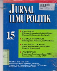 Image of Jurnal Ilmu Politik Lima Belas