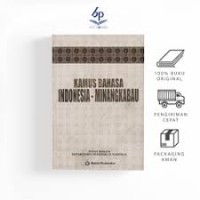 Image of Kamus Bahasa Indonesia - Minangkabau