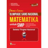 Image of Seri Kinomatika [3]= Pena Emas Olimpiade Sains Nasional Matematika: untuk SMP
