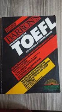 Image of Barron's: How to Prepare for the TOEFL