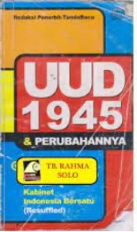 Image of UUD 1945 dan Perubahannya