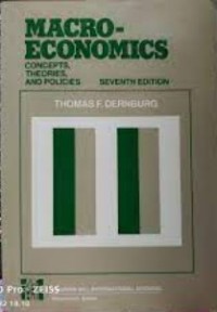 Image of Macro-Economics: Concepts, Theories, and Policies