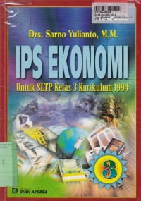 Image of IPS Ekonomi [3]: untuk SLTP Kls. III - Kur. th. 1994