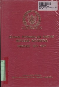 Image of Dewan Perwakilan Rakyat Republik Indonesia Periode 1971 - 1977