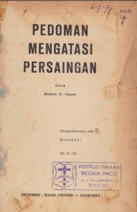 Image of Pedoman Mengatasi Persaingan