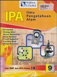 Image of IPA [9]: Ilmu Pengetahuan Alam untuk SMP dan MTs Kls. IX