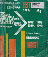 Image of Pembahasan Lengkap Ebtanas SMA th. 1991