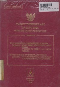 Image of Paket Deregulasi 27 Juni 1994 [Kebijaksanaan Pemerintah]