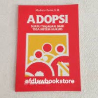 Image of Adopsi: Suatu Tinjauan dari Tiga Sistem Hukum