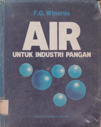 Image of Air untuk Industri Pangan
