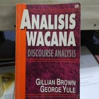 Image of Analisis Wacana=Discourse Analysis