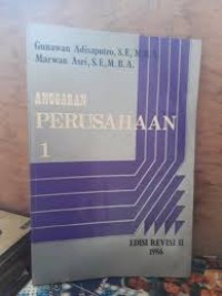 Image of Anggaran Perusahaan [Jilid 1]