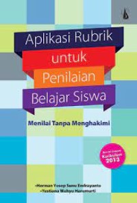 Image of Aplikasi Rubrik untuk Penilaian Belajar Siswa