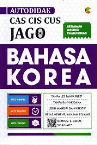 Image of Autodidak Cas Cis Cus Jago Bahasa Korea