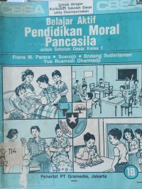 Image of Belajar Aktif Pendidikan Moral Pancasila [1b] : Untuk SD Kelas I