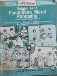 Image of Belajar Aktif Pendidikan Moral Pancasila [4b] : Untuk SD Kelas IV