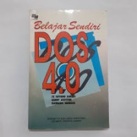 Image of Belajar Sendiri DOS 4.0
