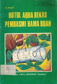 Image of Botol Aqua Pembasmi Hama Buah