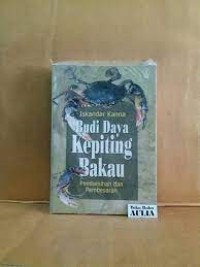 Image of Budi Daya Kepiting Bakau: Pembenihan dan Pembesaran