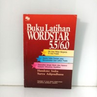 Image of Buku Latihan Wordstar versi 5.5/6.0