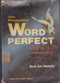 Image of Cara menggunakan Word Perfect Versi 5.1