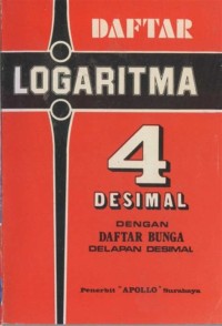 Image of Daftar Logaritma Empat Desimal & Daftar Bunga Delapan Desimal Beserta Penuntun