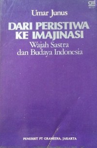 Image of Dari Peristiwa Ke Imajinasi : Wajah Sastra dan Budaya Indonesia [Kumpulan Karangan]
