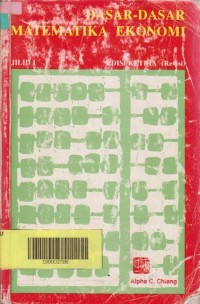 Image of Dasar-dasar Matematika Ekonomi [Jilid 1]