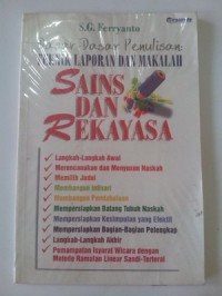 Image of Dasar-dasar Penulisan: Teknik Laporan dan Makalah Sains dan Rekayasa