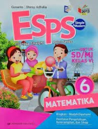 Image of ESPS : Matematika untuk SD/MI Kelas VI